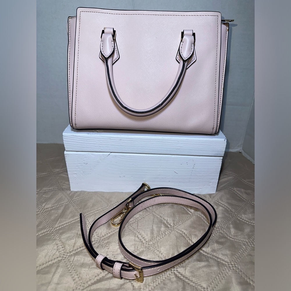 Michael Kors Pink Satchel with Silver Hardware - Picture 3 of 14